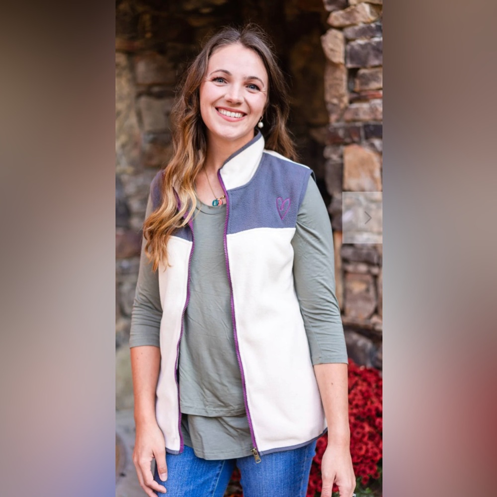 Latched Mama Bee Kind ivory vest